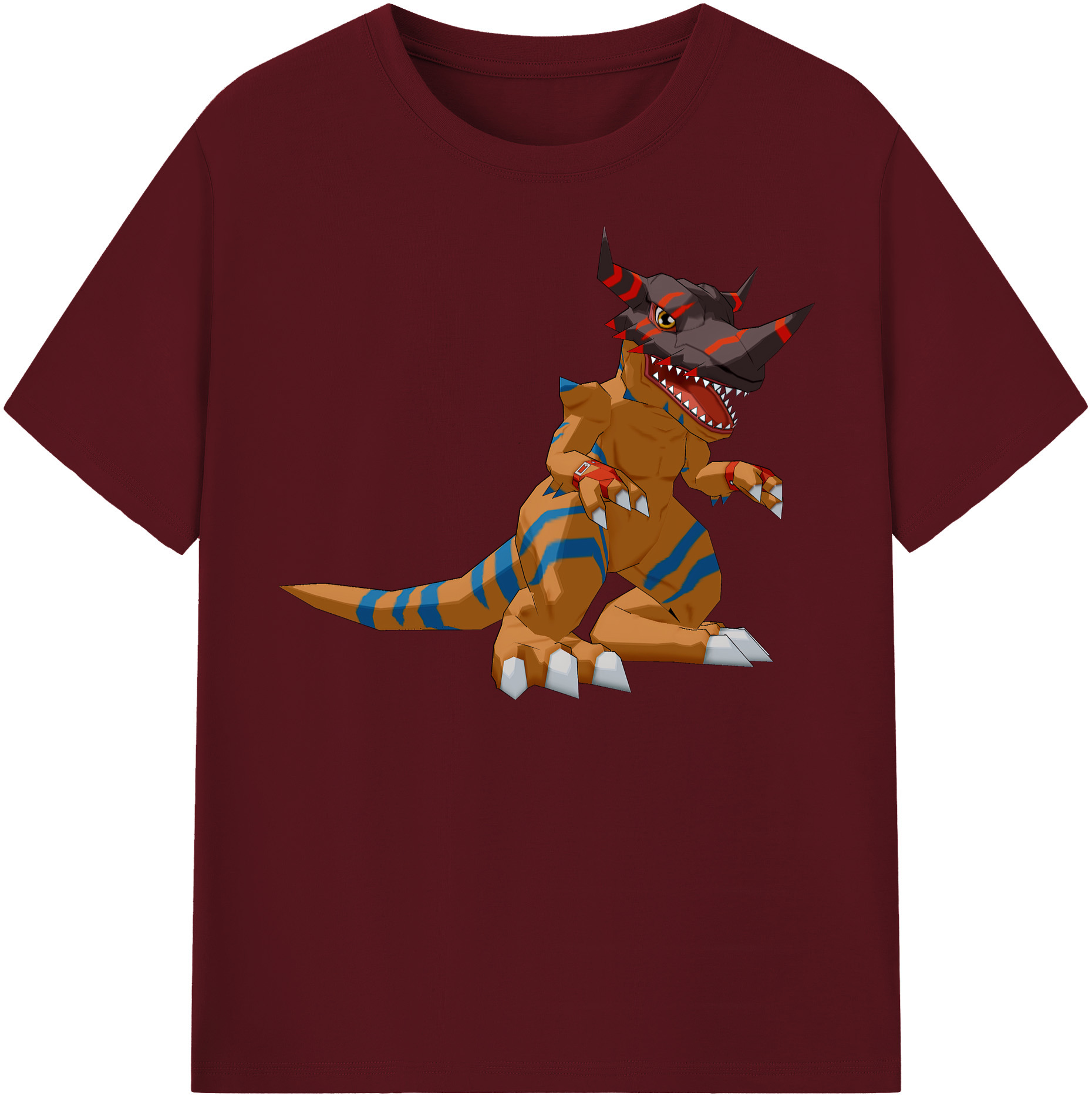 （画像用） Digimon デジタルモンスター/デジモン 綿100％半袖Tシャツ（フロントプリント）